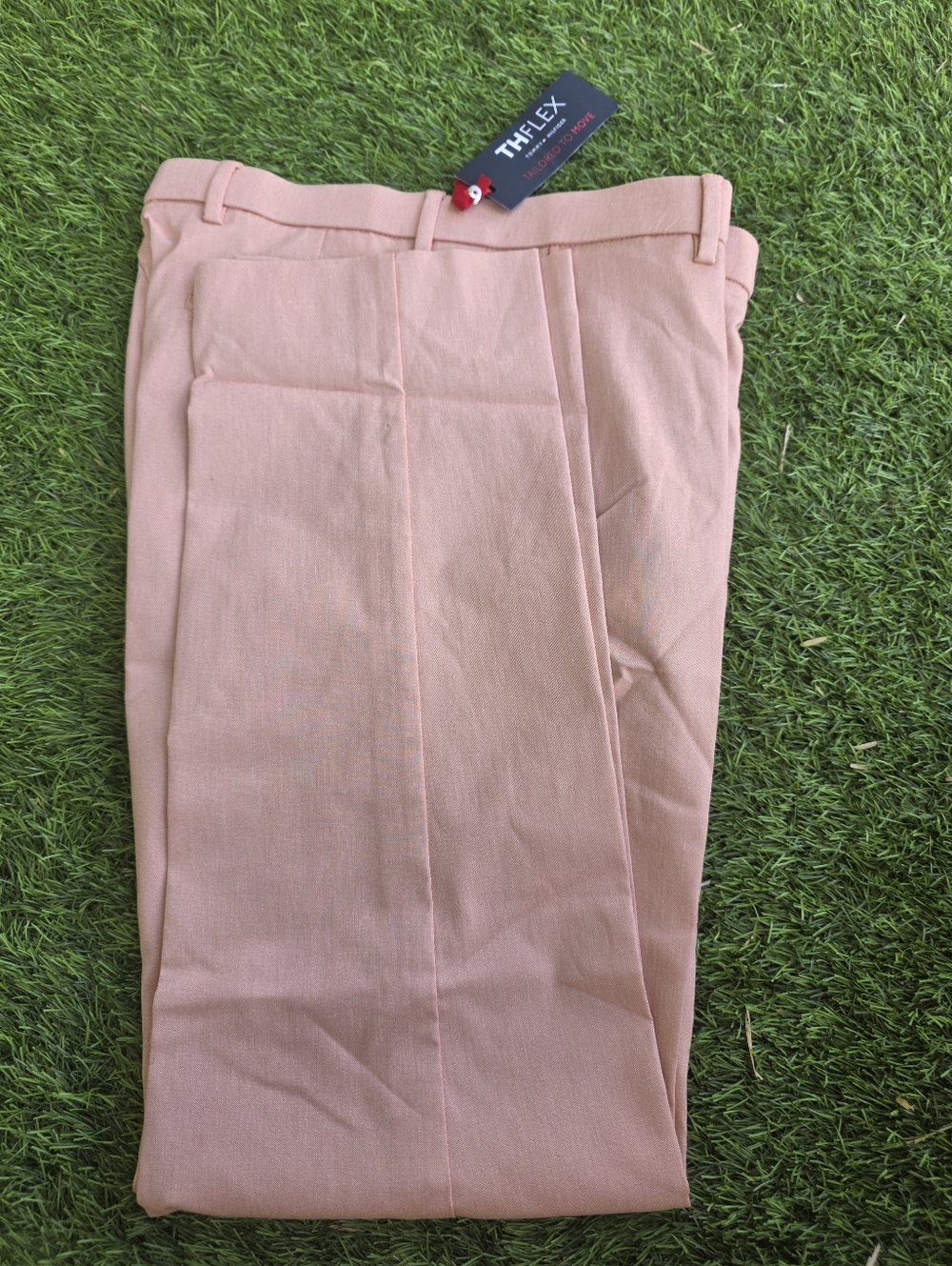 Tommy Hilfiger Men's THFLEX Dress Pants 36kx30 Coral NWT $95 MRSP Career - Picture 5 of 7